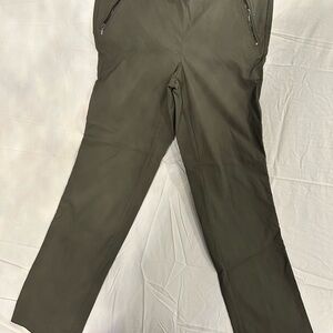 Michel Studio Green Chinos Classic Straight-Leg 18 tall